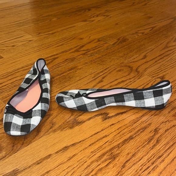 H&M Plaid Flats Size US 9.5 - Picture 1 of 7